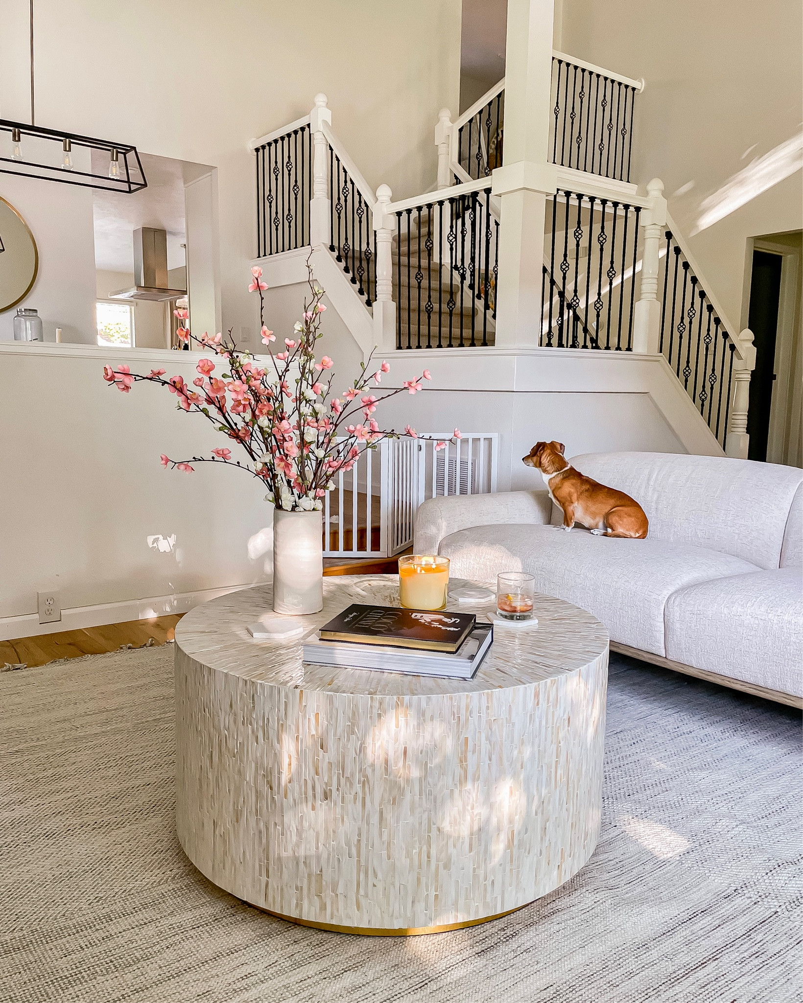 Closer up of the mosaic coffee table because I love the details! Such a striking statement piece for our formal living room 

#LTKsalealert #LTKhome #LTKSeasonal