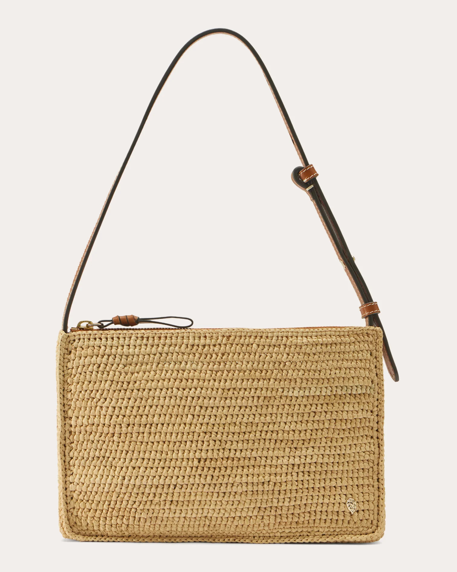 Kumana Crocheted Raffia Crossbody Bag | Olivela