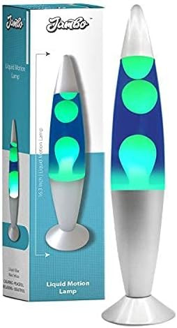 Jambo 16-Inch Beautiful Lamp with Wax That Flows Like Lava (Blue with Yellow/Green Wax, 16 Inch),... | Amazon (US)