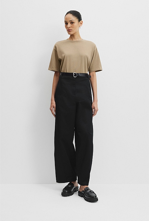 Skinny Solid Buckle Belt | Country Road