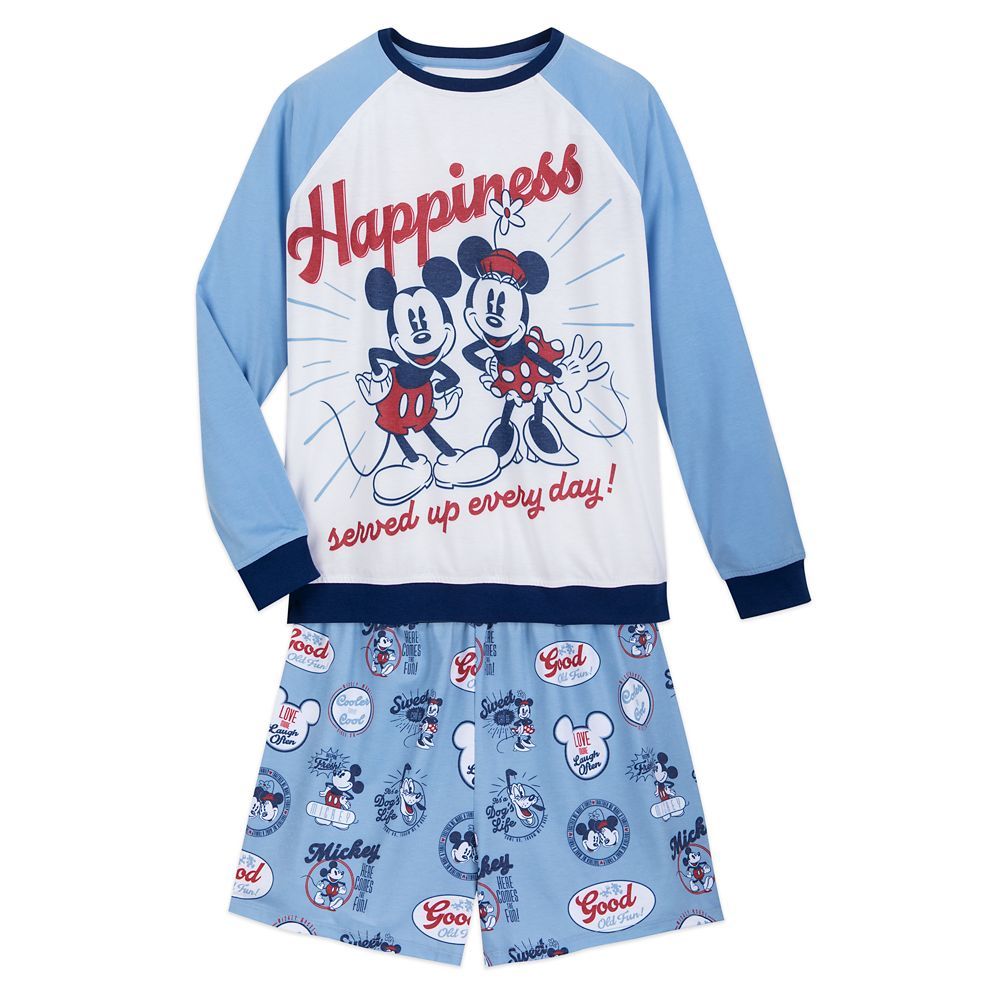 Mickey and Minnie Mouse Pajama Set for Women | Disney Store