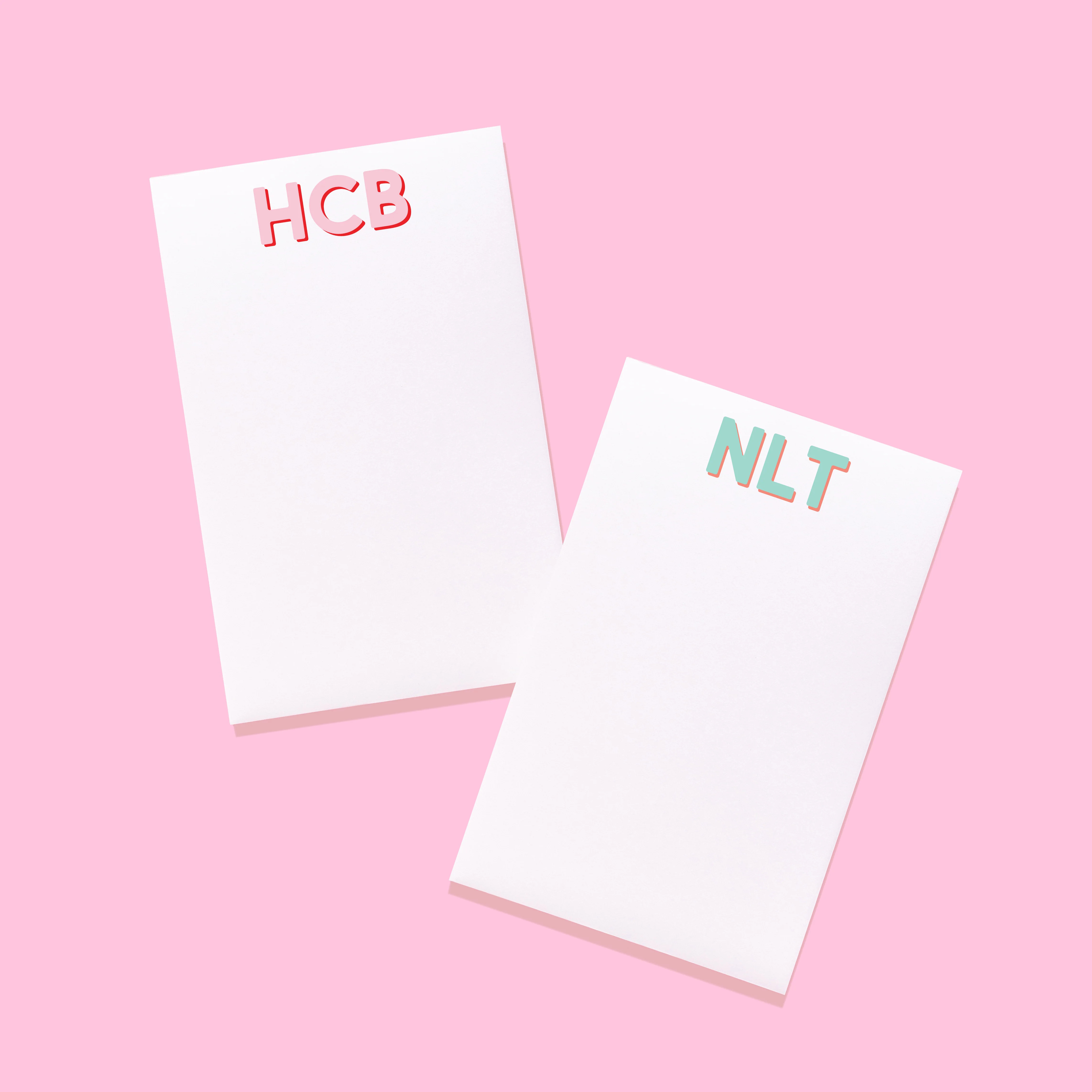 Modern Classics Monogram Notepad | Joy Creative Shop