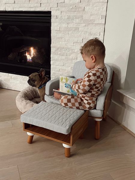 We got our boy this reading chair for Christmas and he absolutely loves it! Easily his favorite place in our home now🤎

Baby boy gift, baby chair, toddler chair, ready chair, baby furniture

#LTKbaby #LTKkids #LTKhome