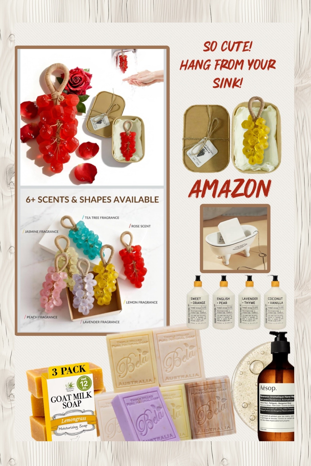 Unique Soaps
Soap Gifts

#LTKMothersDay #LTKHome #LTKselfcare