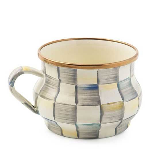 Sterling Check Teacup | MacKenzie-Childs