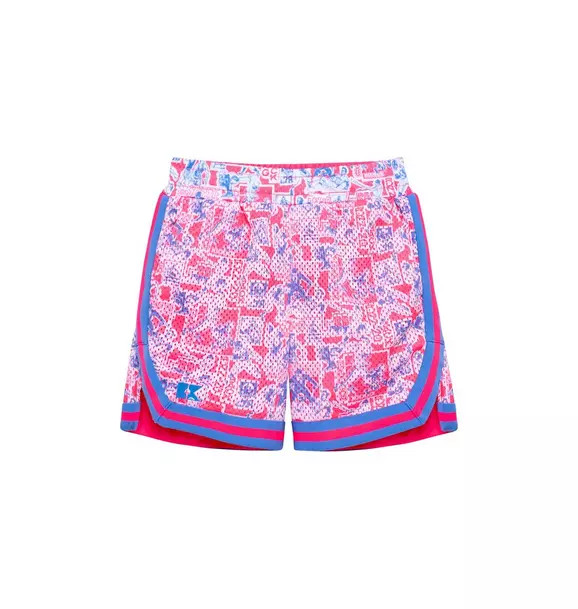 Boys Retro Basketball Short - Drippy Print | Janie and Jack