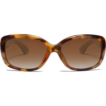 SOJOS Vintage Square Sunglasses for Women Men Polarized UV400 SJ2111 | Trendy Retro Wrap Around 7... | Amazon (US)