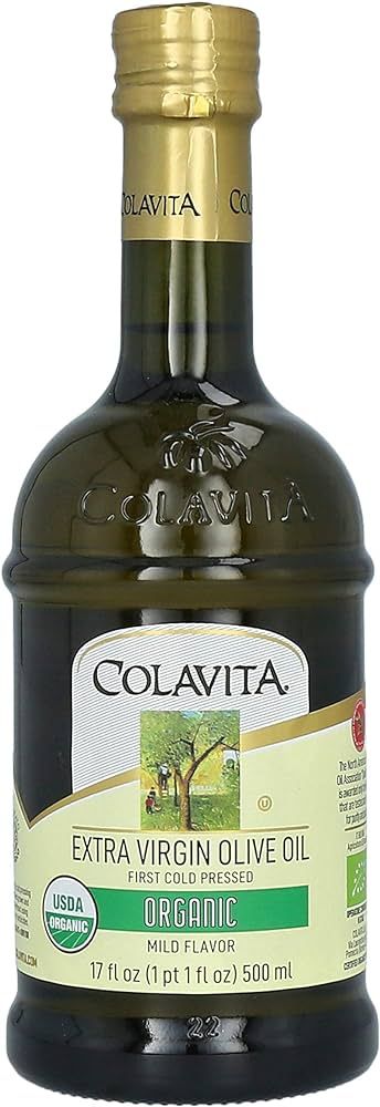 Colavita Organic Extra Virgin Olive Oil, Glass Bottle, 500 milliliters | Amazon (CA)
