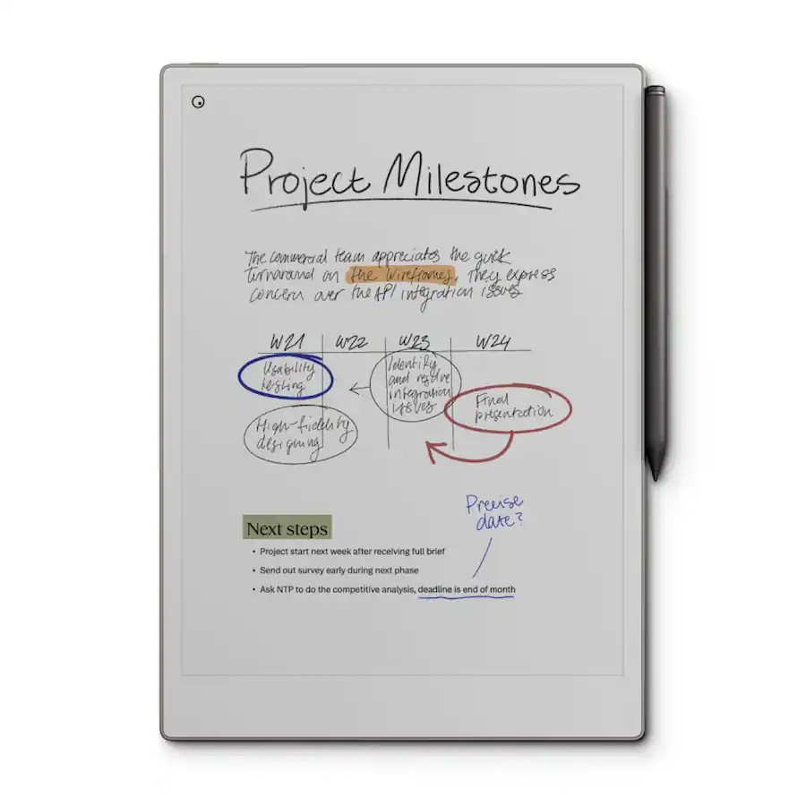 reMarkable - Paper Pro - 11.8" Paper Tablet with Marker Plus - Gray | Best Buy U.S.