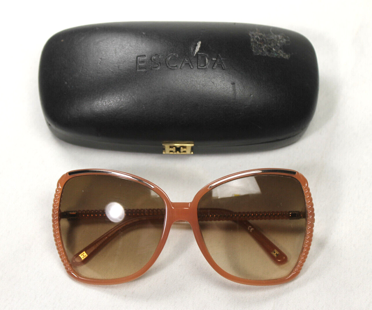 Vintage ESCADA SES226 Womens Sunglasses Pink Gradient Oversized 60-15-135 | eBay US