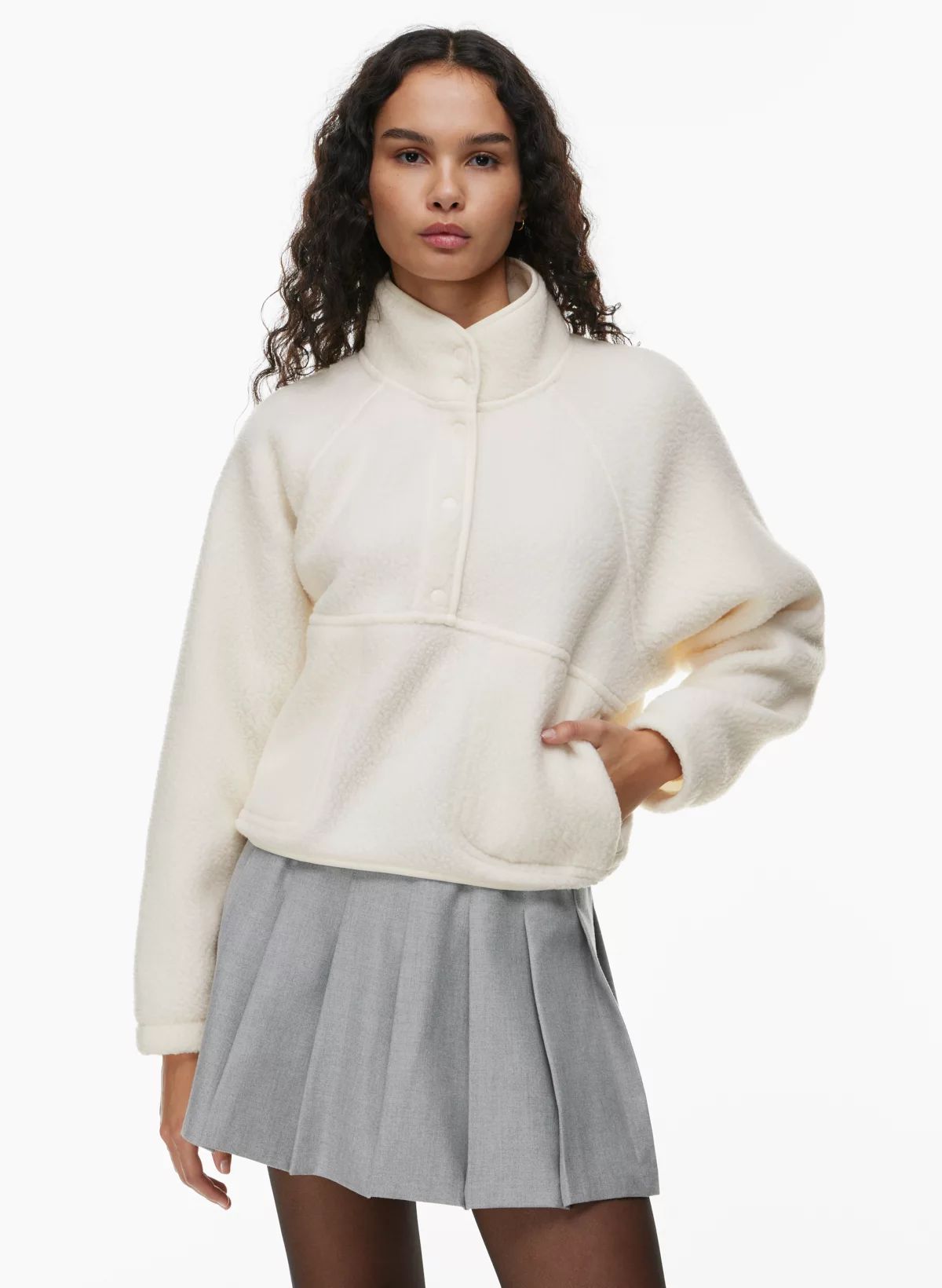 BIGFOOT POLAR ½ SNAP SWEATER | Aritzia