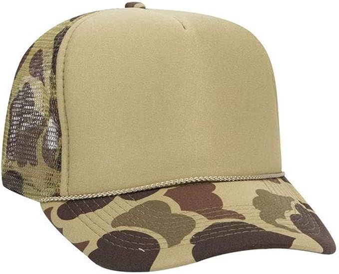 Product of Ottocap Camouflage Polyester Foam Front Five Panel High Crown Mesh Back Trucker Hat -G... | Amazon (US)