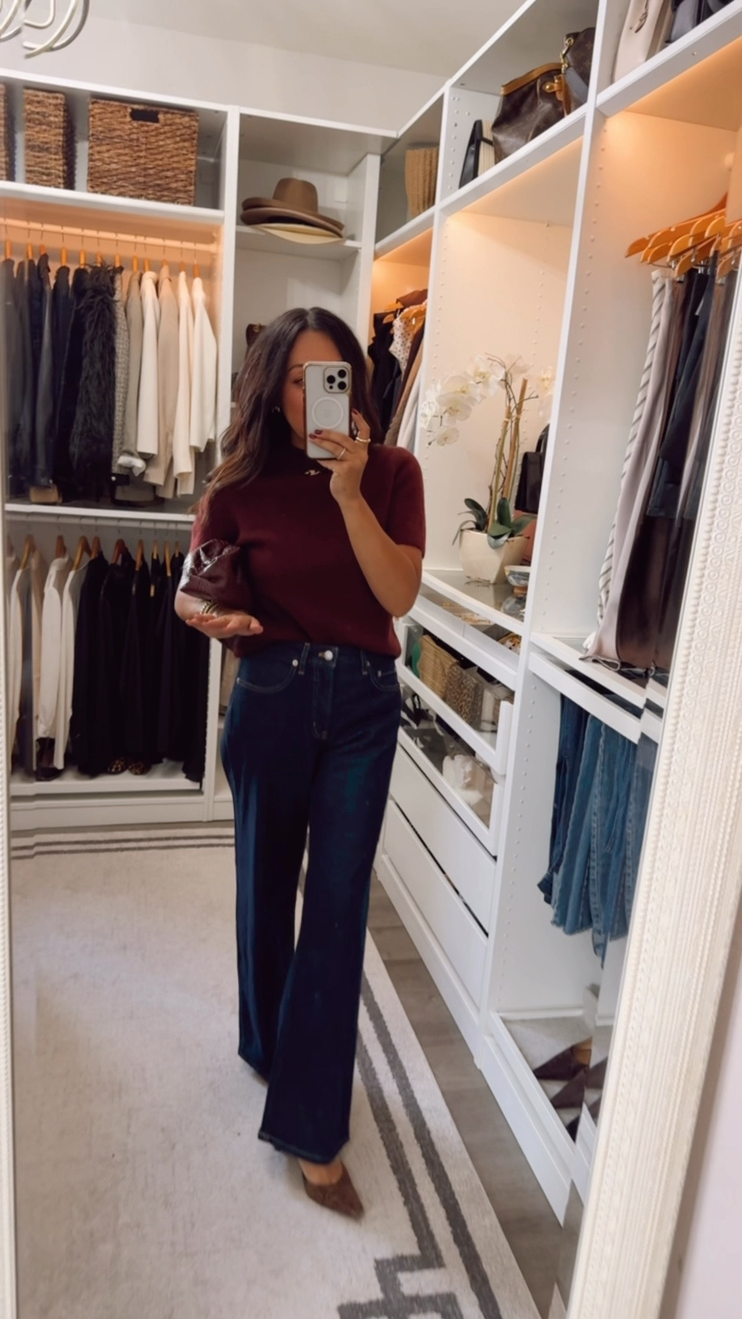 Sweater is super cozy- loving it with dark denim 

#LTKOver40