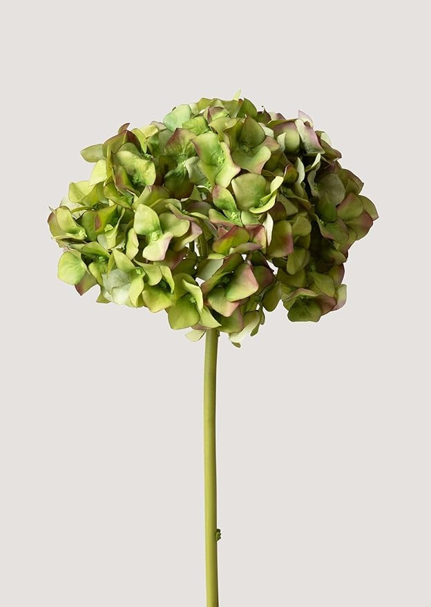 SALE - Real Touch Antique Green and Purple Faux Hydrangea - 19" | Amazon (US)