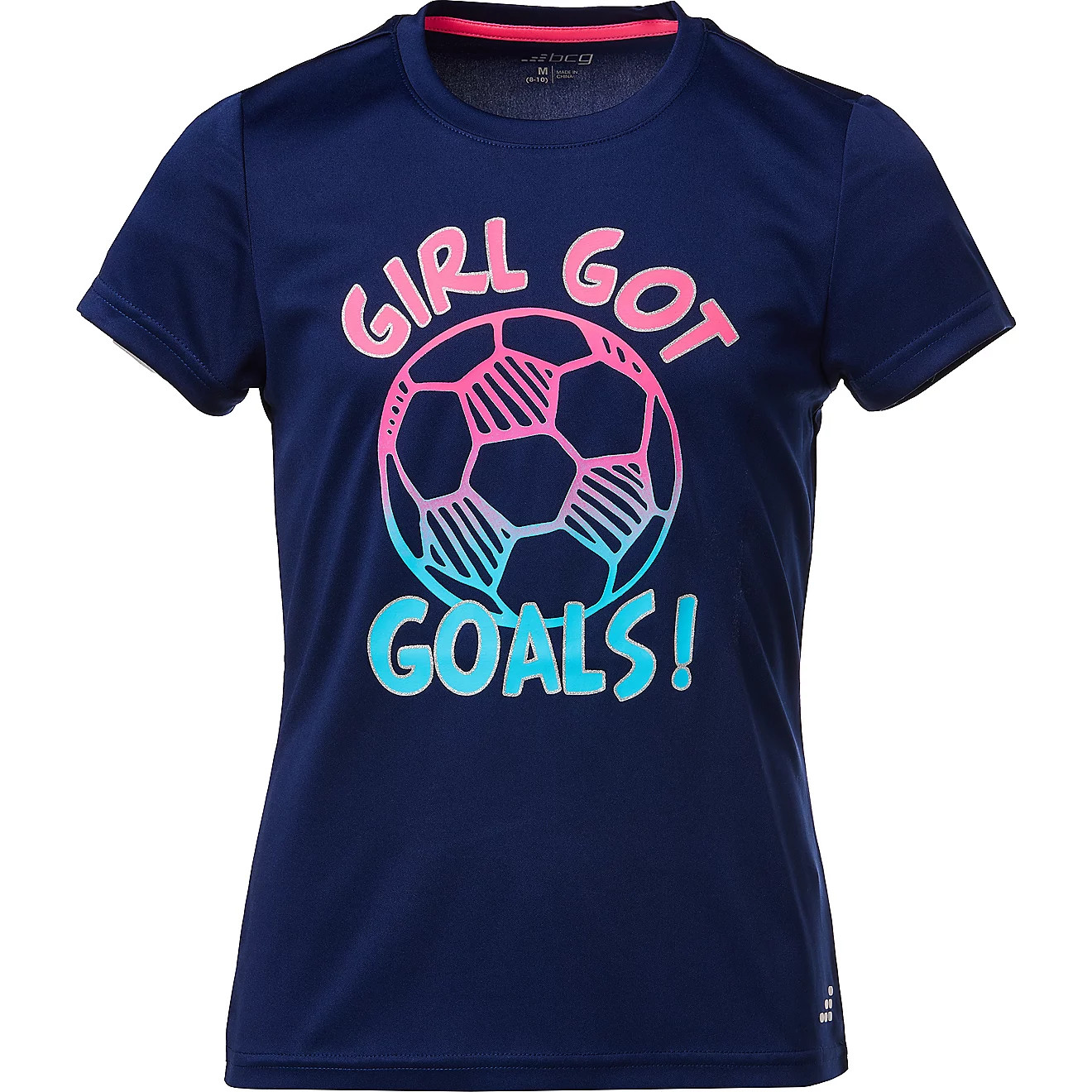 BCG Girls' Turbo Got Goals T-shirt | Academy Sports + Outdoors