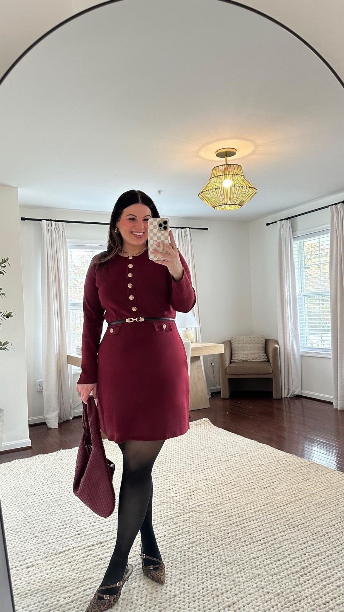 Midsize office inspo! This long sleeve sweater dress is perfect for the office. I styled it with my favorite black sheer tights + a pop of leopard on the heels! 

Dress - xl 
Heels - 9.5 
Tights - xl 
Shaping panties - xl *use code KELLYELIZXSPANX to save 
*similar jewelry 

Amazon fashion, amazon dress, holiday dress, office party, office outfit, office wear, workwear, midsize, holiday outfit, holiday office party, office party, looks for the office


#LTKWorkwear #LTKSeasonal #LTKMidsize