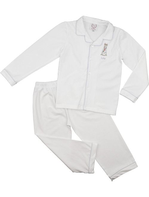 White Knit Pajamas | Cecil and Lou