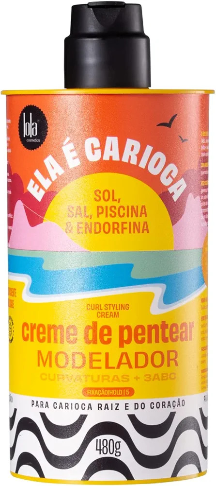 LOLA COSMETICS ELA É CARIOCA CREME DE PENTEAR 3ABC - 480G, Cor: Laranja | Amazon (BR)