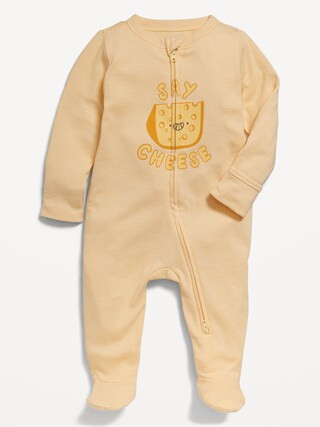 2-Way-Zip Sleep & Play Footed One-Piece for Baby | Old Navy (US)