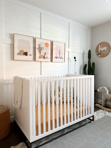 Sharing some of our crib and nursery items we love in Vans room. Crib sheet, sleep sack, Etsy prints, faux cactus, gold pot, personalized name sign and more 

#LTKunder100 #LTKhome #LTKkids