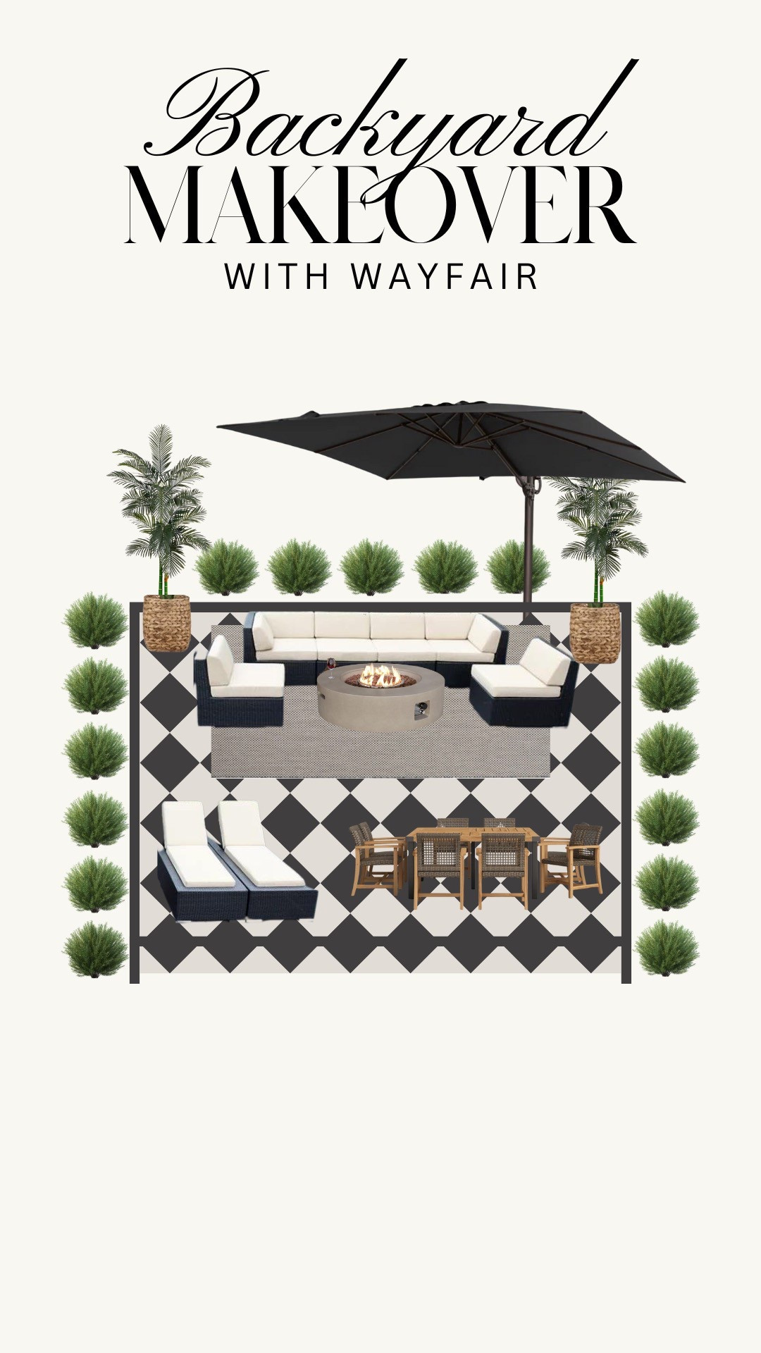 Here are the links from Wayfair USA ❤️