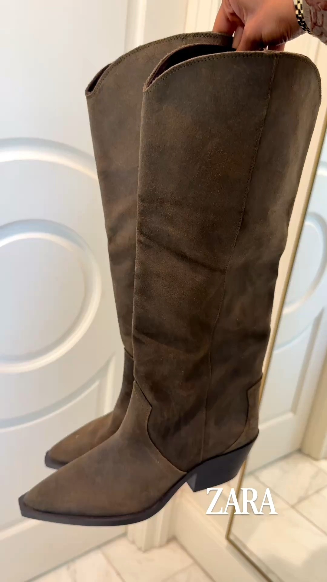 Zara cowboy boots