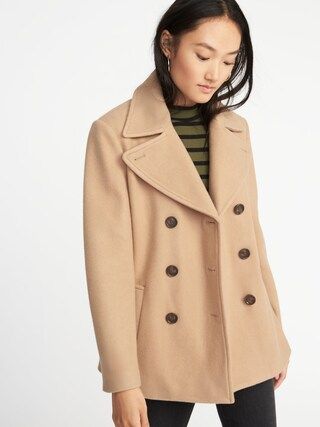 Soft-Brushed Peacoat for Women | Old Navy US