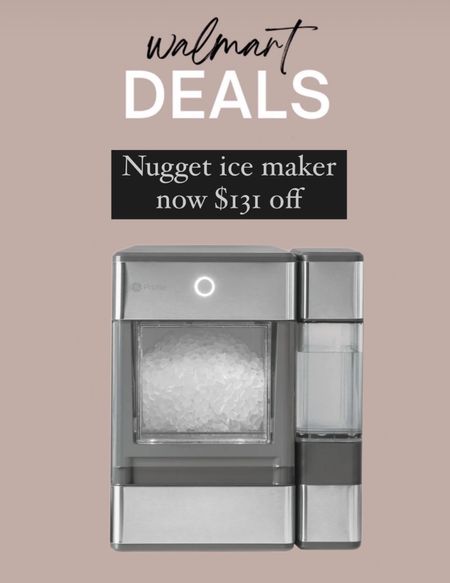 Walmart deals nugget ice maker now $131 off

#LTKSaleAlert #LTKParties #LTKHome