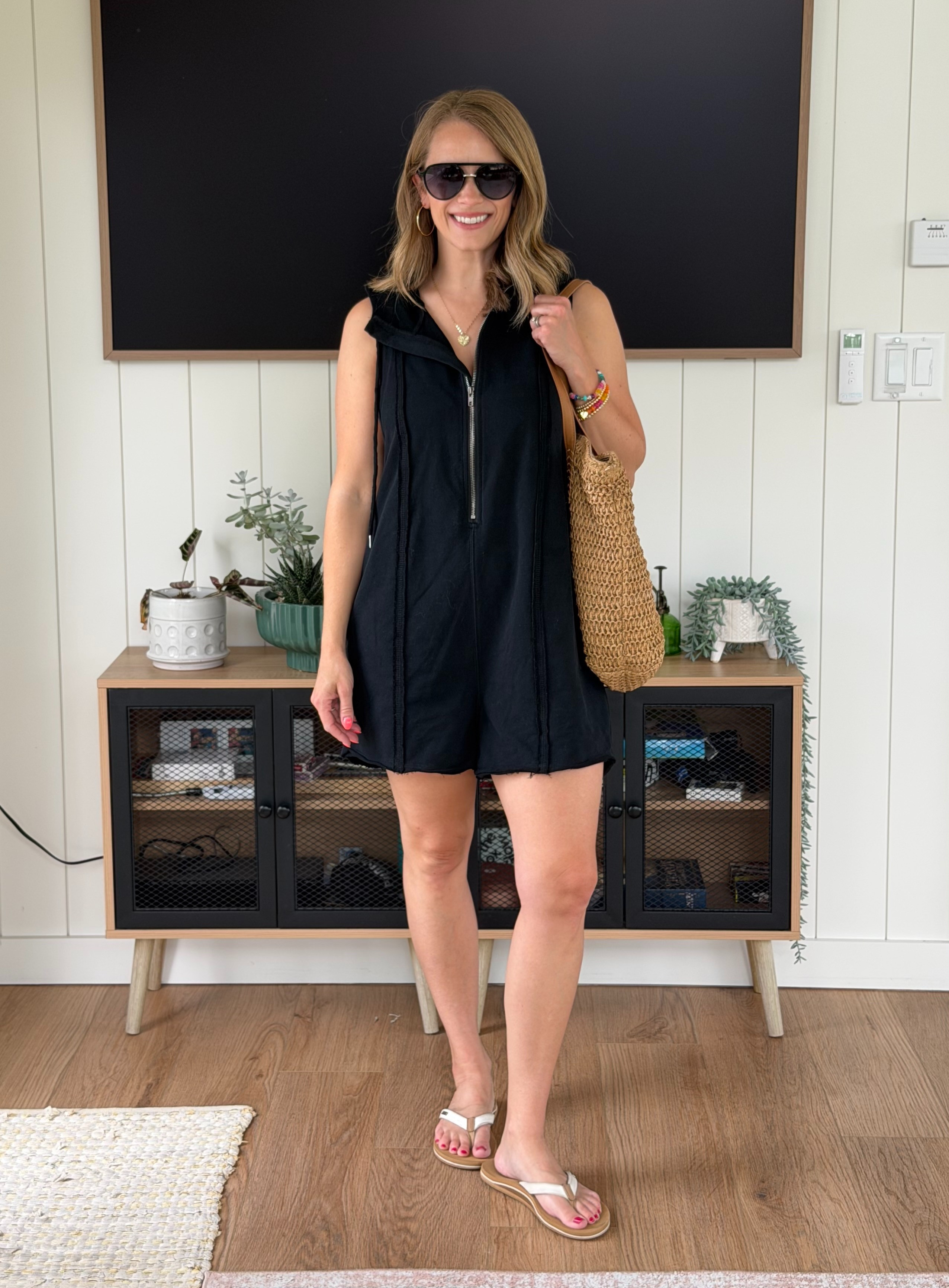 This romper is great for hot summer days and could also be a suit cover up! 

 #LTKSeasonal #LTKOver40 #LTKPetite