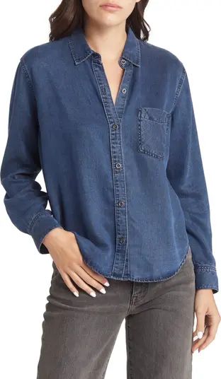 Ingrid Denim Button-Up Shirt | Nordstrom