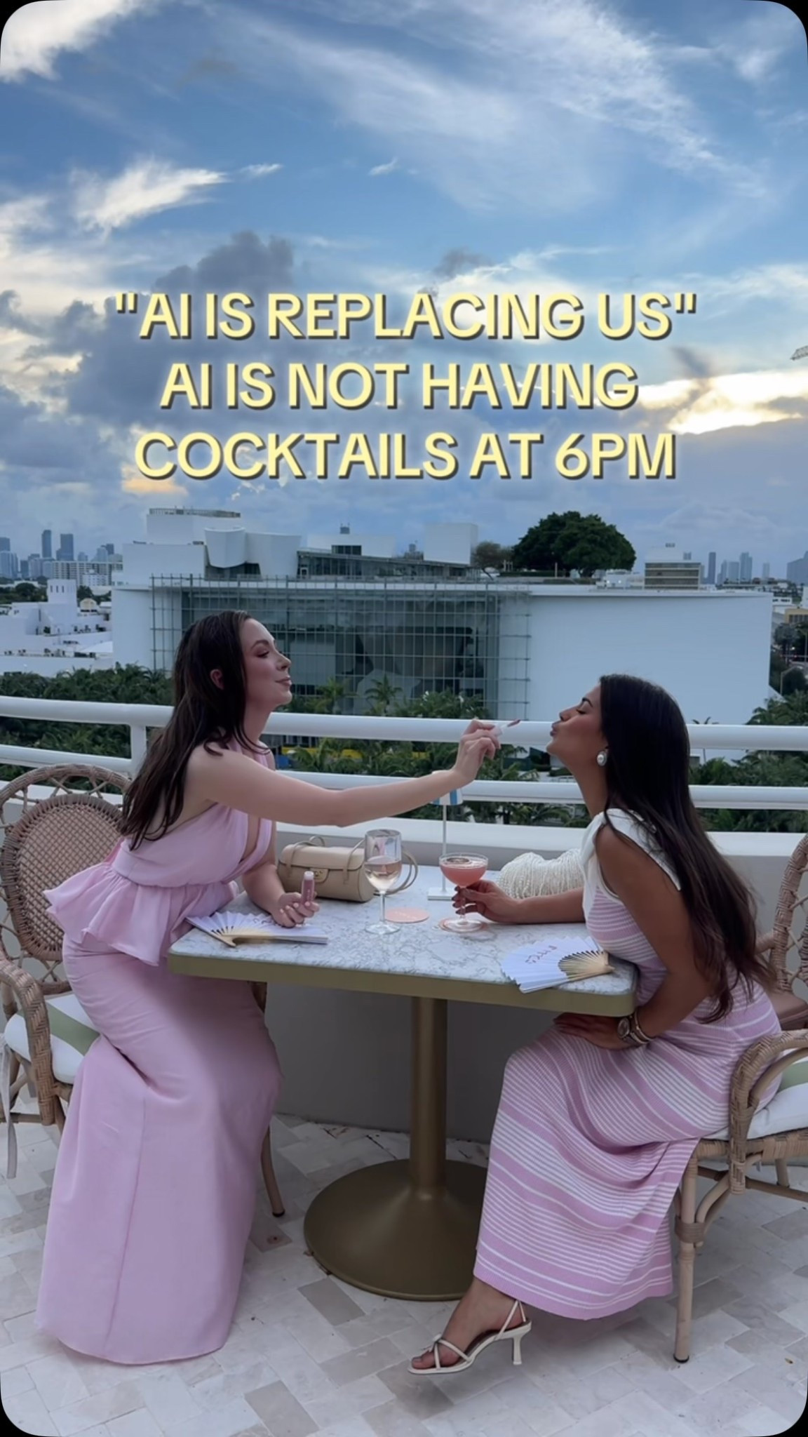 AI 🤖 could never sit with us 💅✨🤌🏽 @therobelifeblog 
Pink dress date night dress date night outfit Miami outfits Miami dress cocktail dress 
#miamioutfits #forthegirls #bffs

#LTKootd #LTKgrwm #LTKSaleAlert