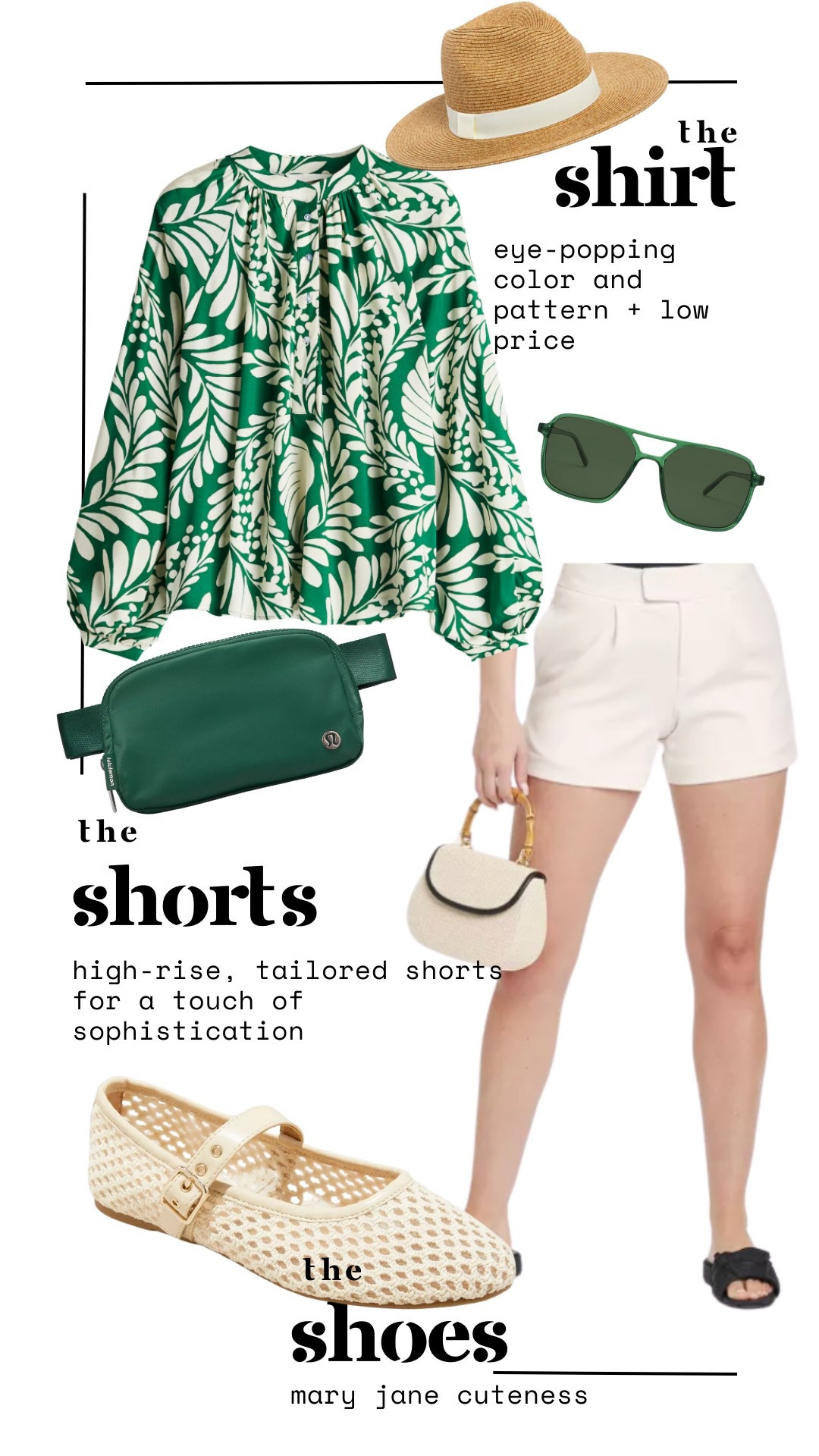 It’s Masters week. The traditional and classic look is inspired by Master’s green! 