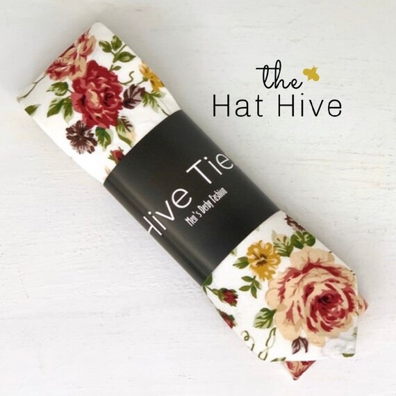 Floral Neck Tie Multi Color Floral Tie Kentucky Derby Tie | Etsy | Etsy (US)