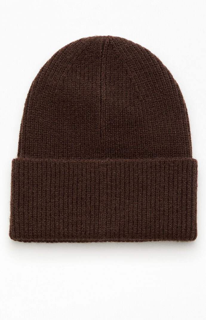 Brown Ribbed Beanie | PacSun