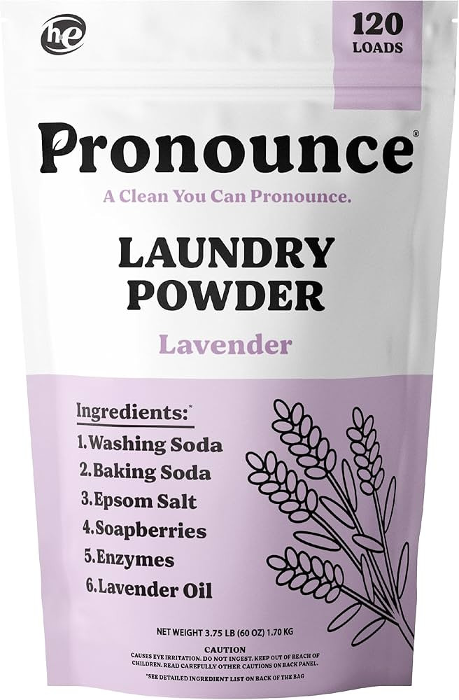 Pronounce Laundry Detergent Powder Alternative | Earth-Derived Ingredients, Eco-Friendly, Safer f... | Amazon (US)