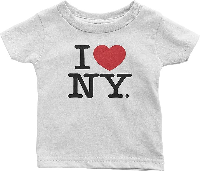 I Love NY Baby Tee Infant T-Shirt Officially Licensed | Amazon (US)