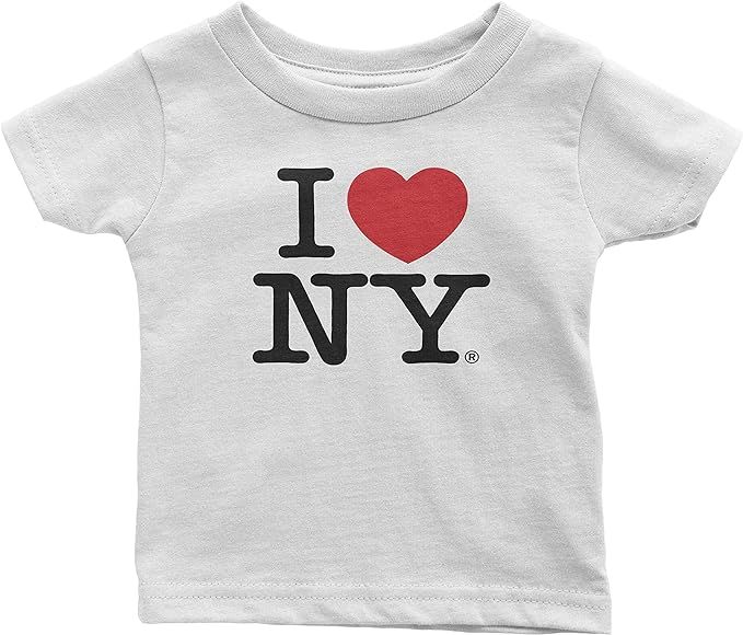 I Love NY Baby Tee Infant T-Shirt Officially Licensed | Amazon (US)
