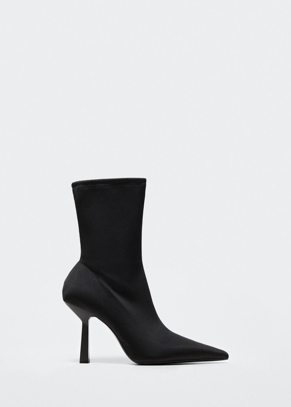 Heel sock boots -  Women | Mango United Kingdom | MANGO (UK)