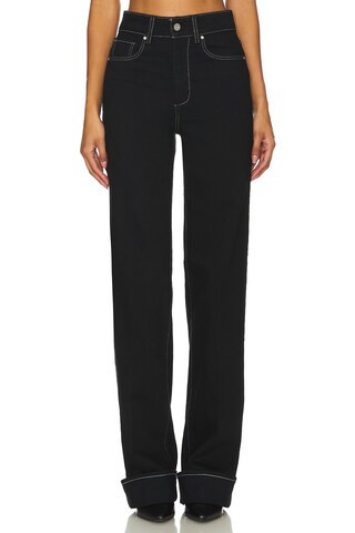 PAIGE Sasha Wide Leg in Twilight Black from Revolve.com | Revolve Clothing (Global)