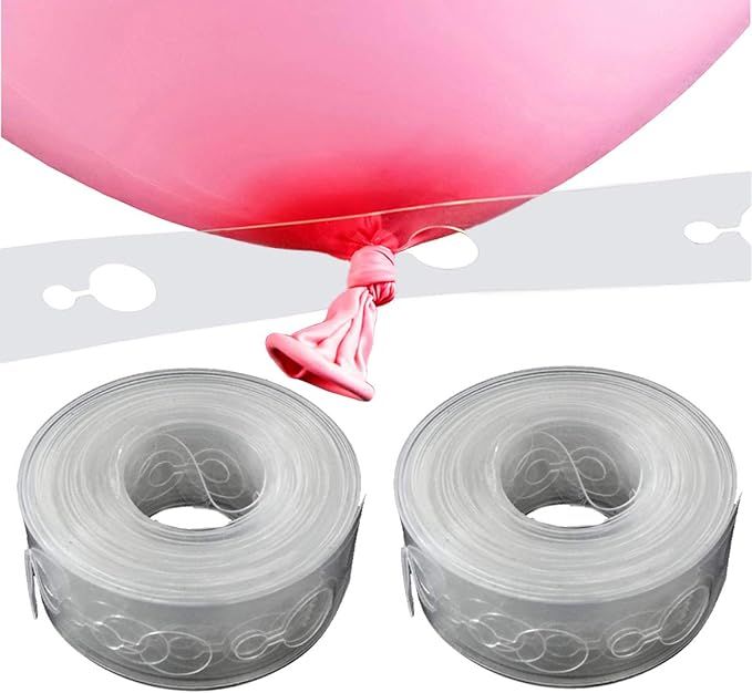 KINGGRID Balloon Decorating Strip, 16.5', for Party (2 Pack), Clear | Amazon (US)