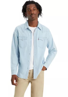 Levi's Men's Classic Western Denim Shirt, 2XL | Belk