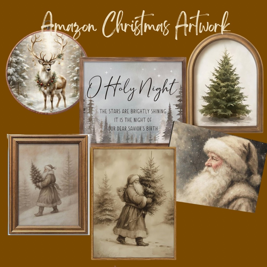 Neutral color Christmas artworks.. here so simple and classy..  it’s some the best to have . 

#LTKHome #LTKSeasonal #LTKFindsUnder50