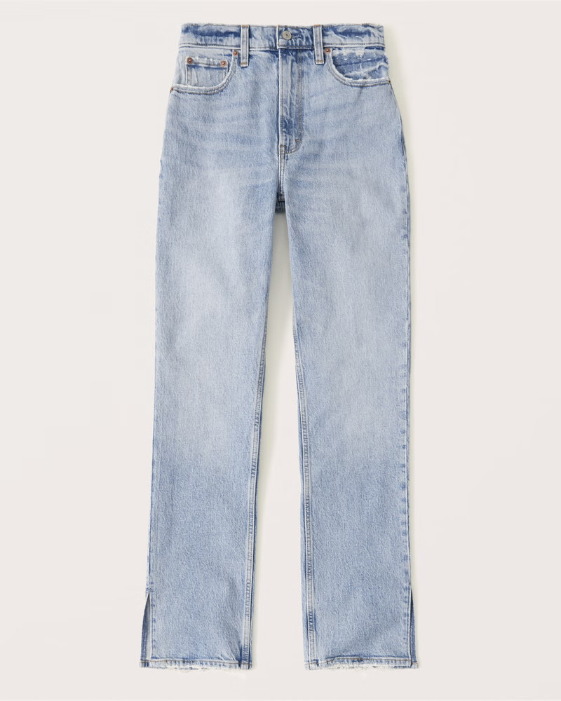 Ultra High Rise 90s Straight Jean | Abercrombie & Fitch (US)