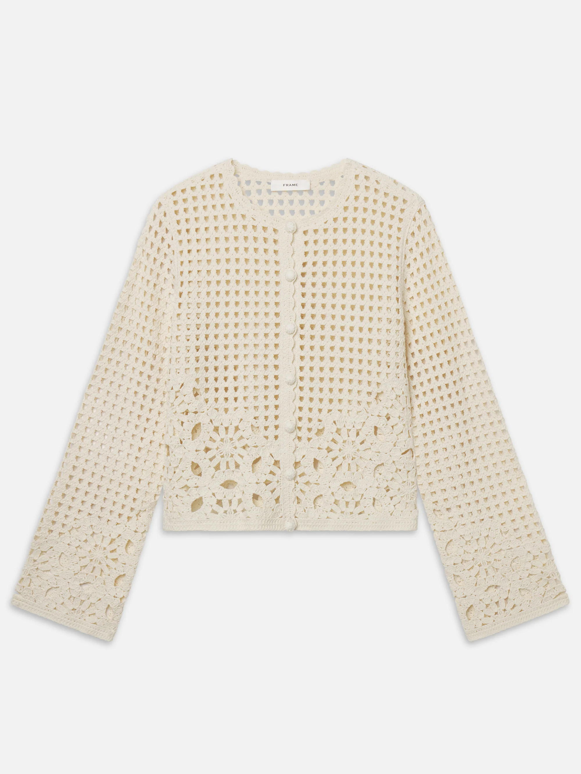 The Postcard Cardigan -- Cream | Frame Denim