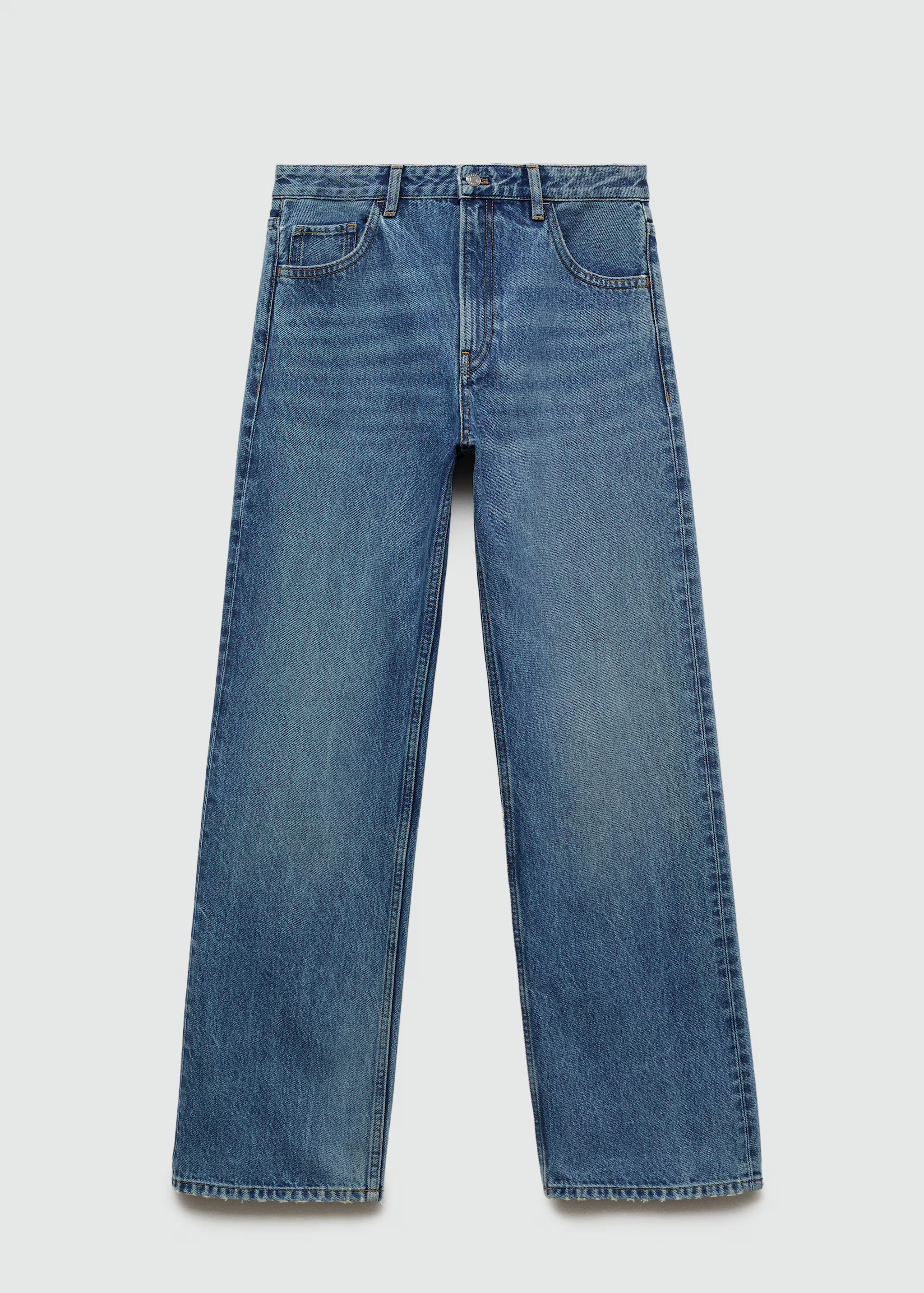 Miami medium-rise straight-fit jeans  - Women | MANGO USA | Mango (US/MX/AU)