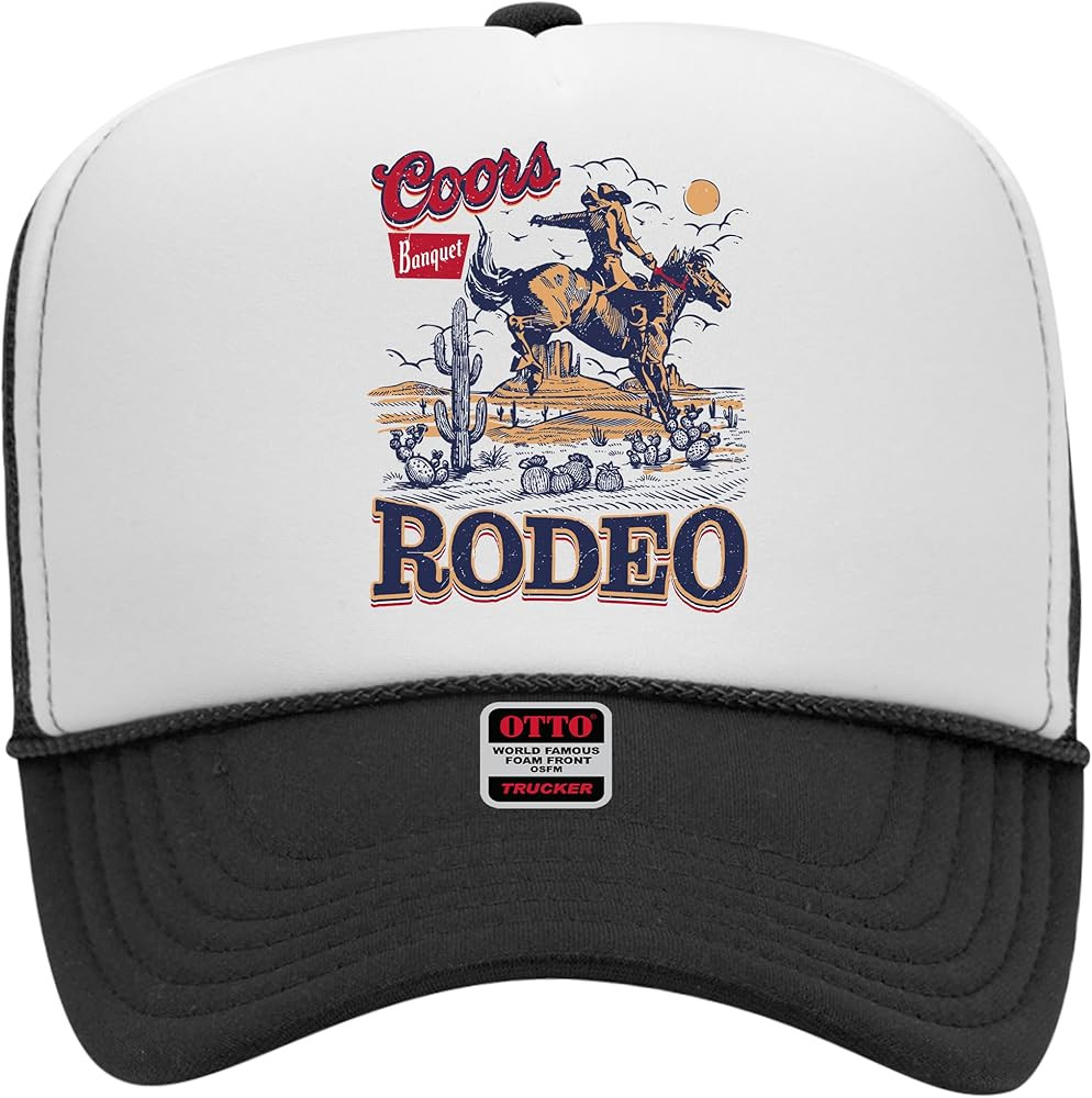 The Banquet Rodeo Trucker Hat - Premium Snapback for Men and Women - Cowboy Western Beer Country ... | Amazon (US)