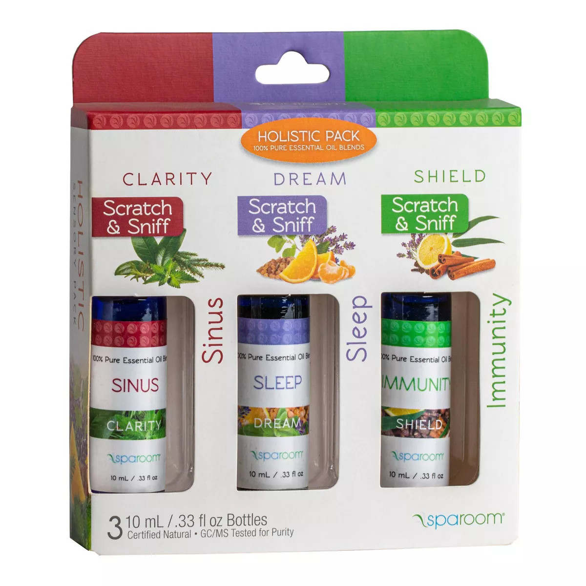 Holistic Essential Oil 3pk 10ml - SpaRoom | Target