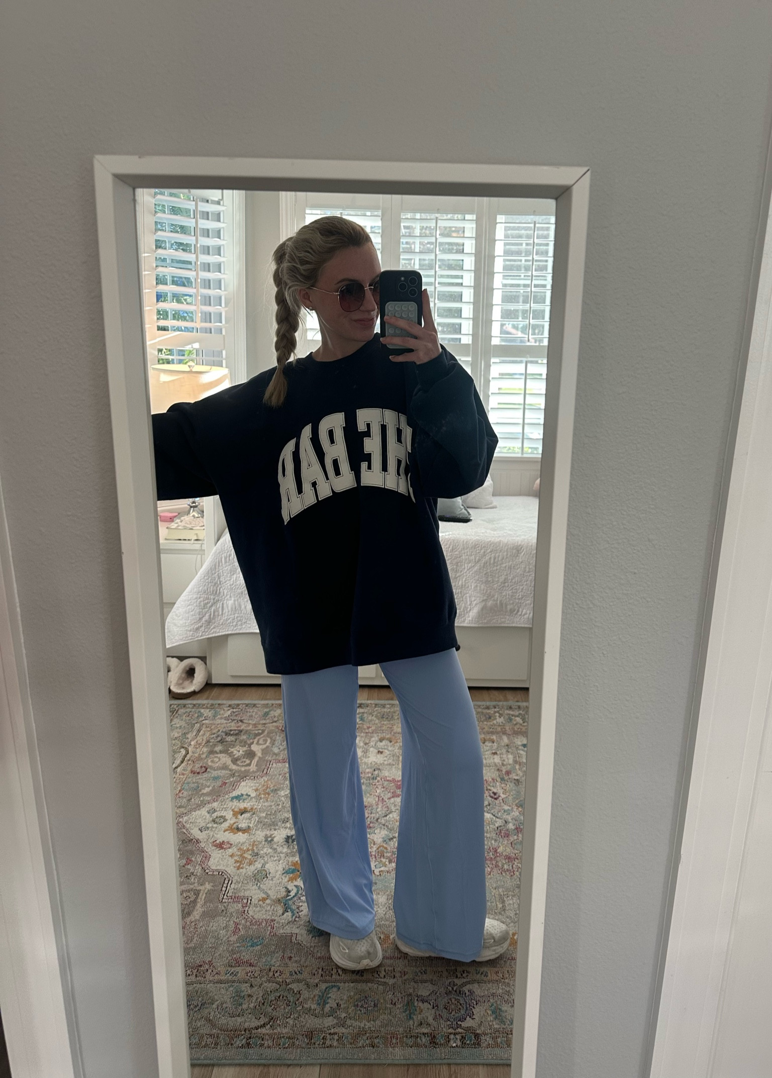 My new fav comfy pants🤍 wearing a size S Short