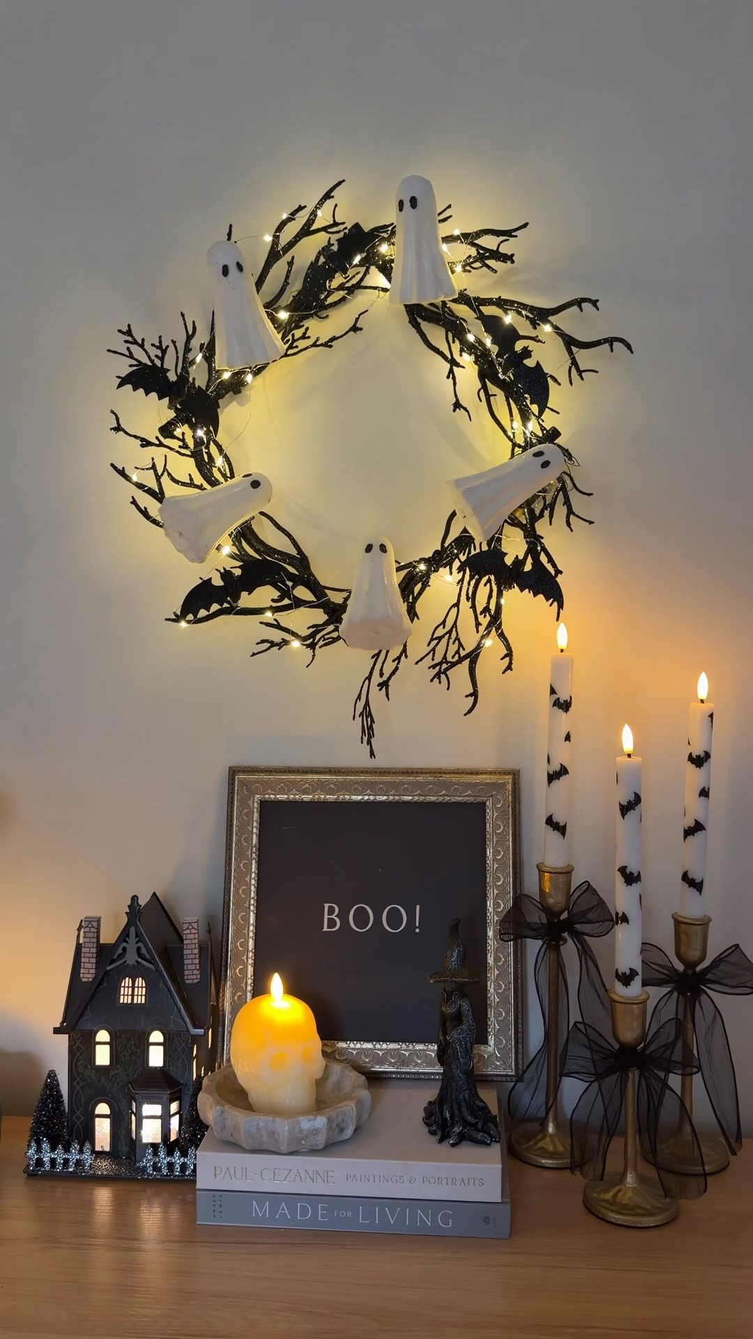 Halloween has to be my favorite holiday for DIY decor and @michaelsstores has everything you need to make spooky creations! I found this wreath and wanted to dress it up with some ghosts and bats, and some remote twinkle lights. Michael’s has so many great picks and other fun decor pieces and I can’t wait to create more! 

Follow @Michaels and share how you #makeitwithmichaels! 

#michaelsmakers #everythingtocreateanything #makeitwithmichaels