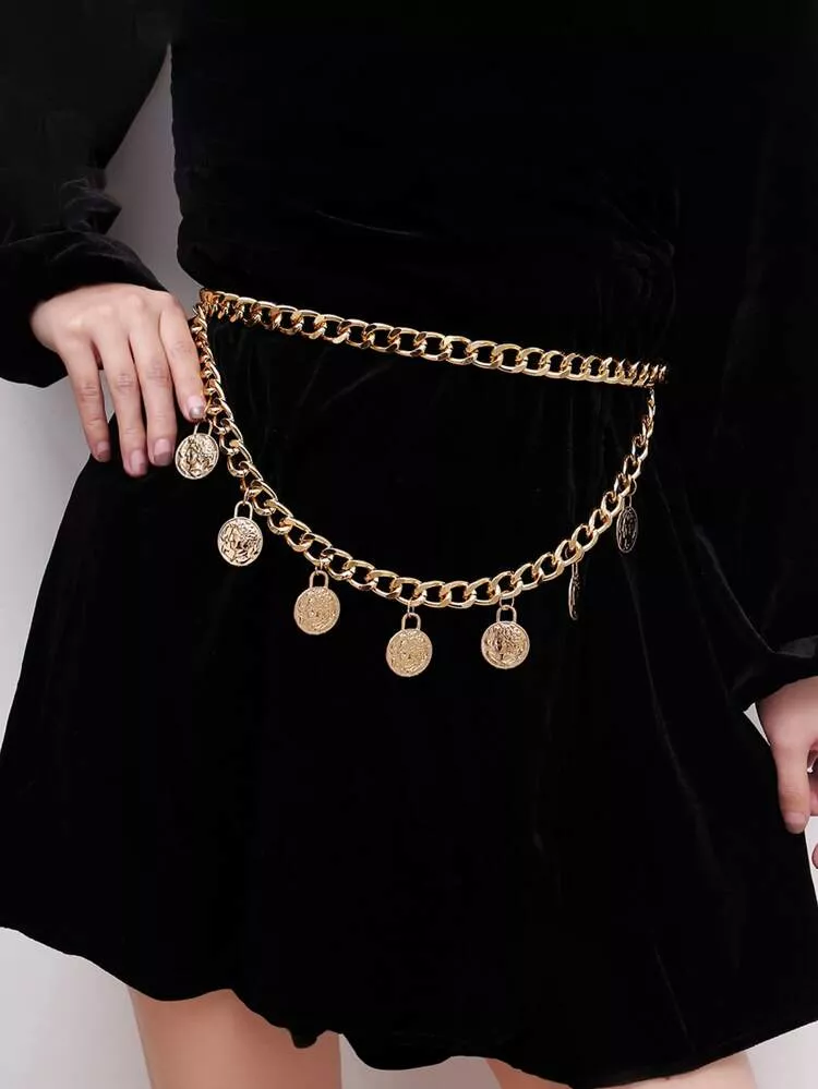 FAN&LOUIS Gold Waist Chain Belt … curated on LTK